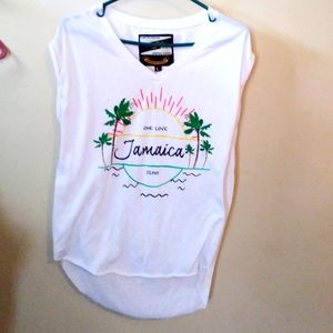 Stylish Limited Edition Jamaica Life Cut Off Soft Shirt.